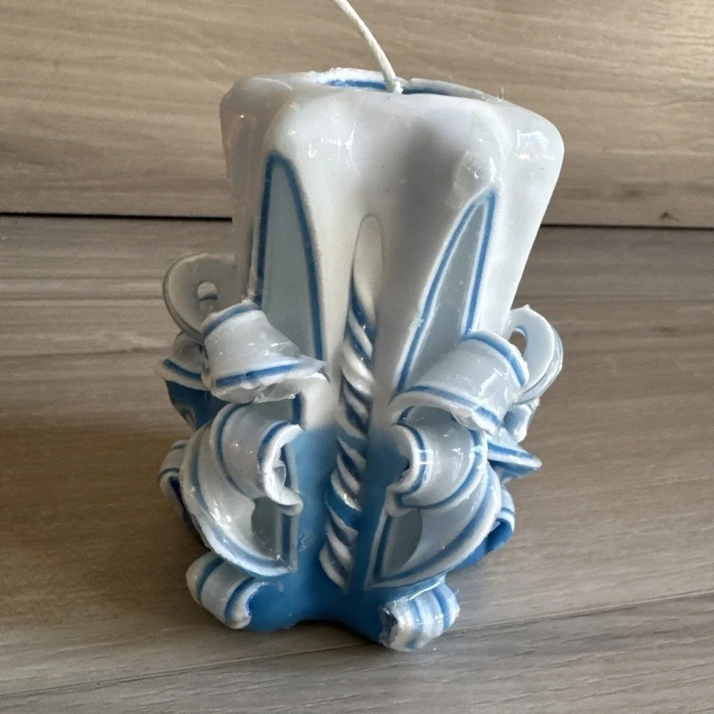 Vintage Looney Tunes Tweety Bird Ribbon Candle Blue Unused 4.5